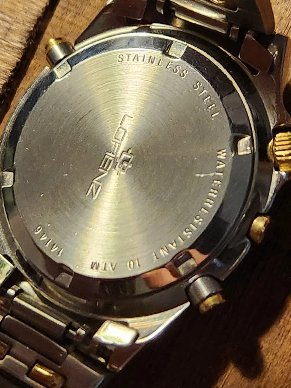 Lorenz Two-Tone Gold Plated and Steel Chronograph Men's Watch - Not Running